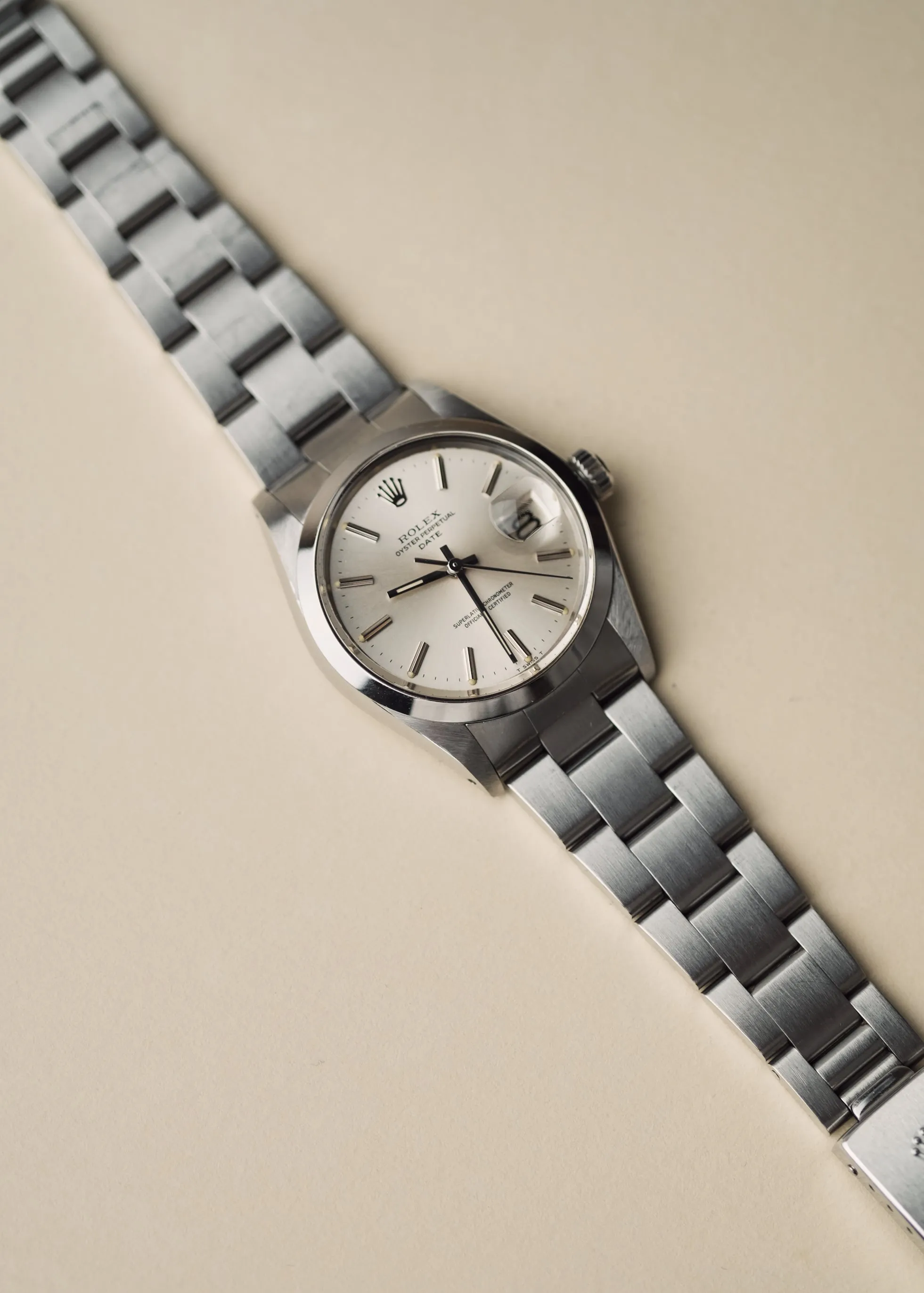 Rolex OysterDate 1500 Silver Dial - 1978