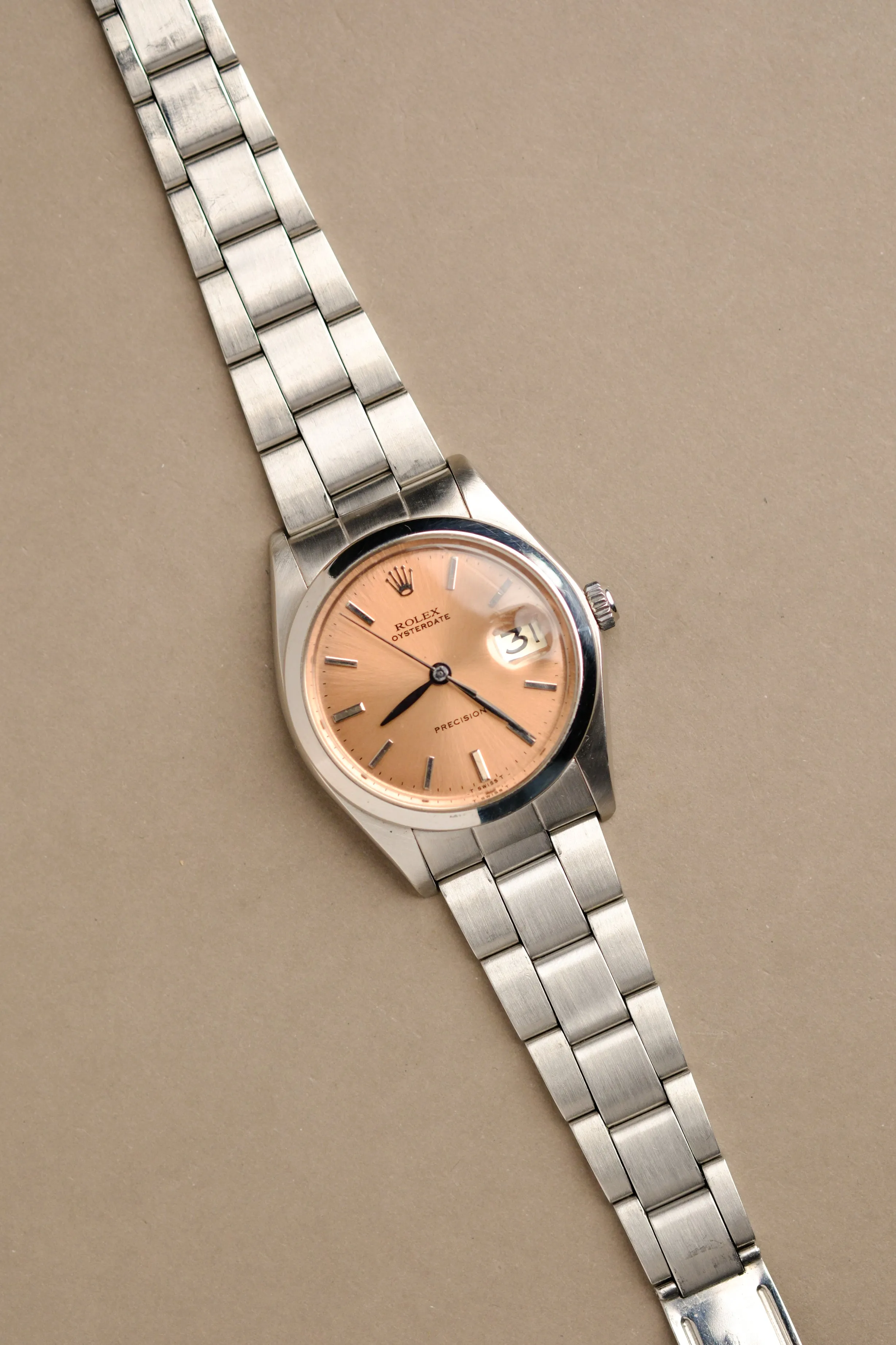 Rolex Oysterdate 6694 Pink Salmon Dial - 1979