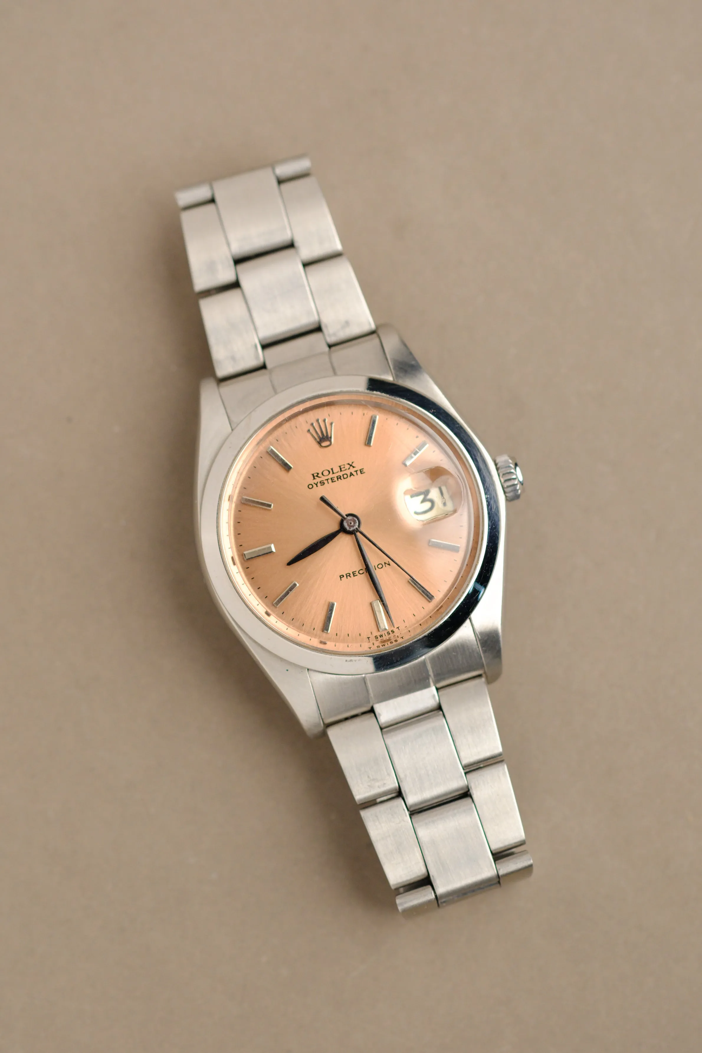 Rolex Oysterdate 6694 Pink Salmon Dial - 1979