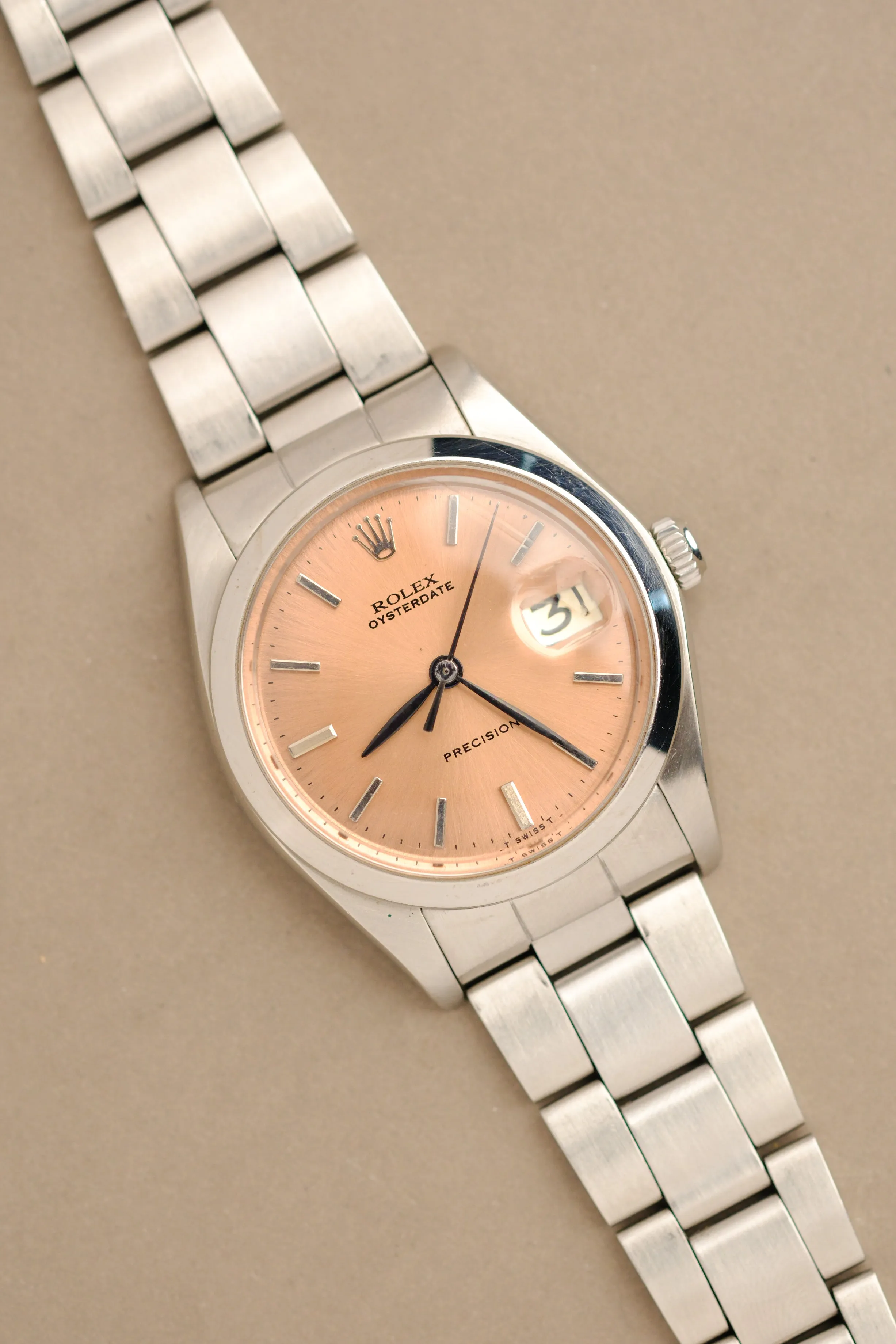 Rolex Oysterdate 6694 Pink Salmon Dial - 1979