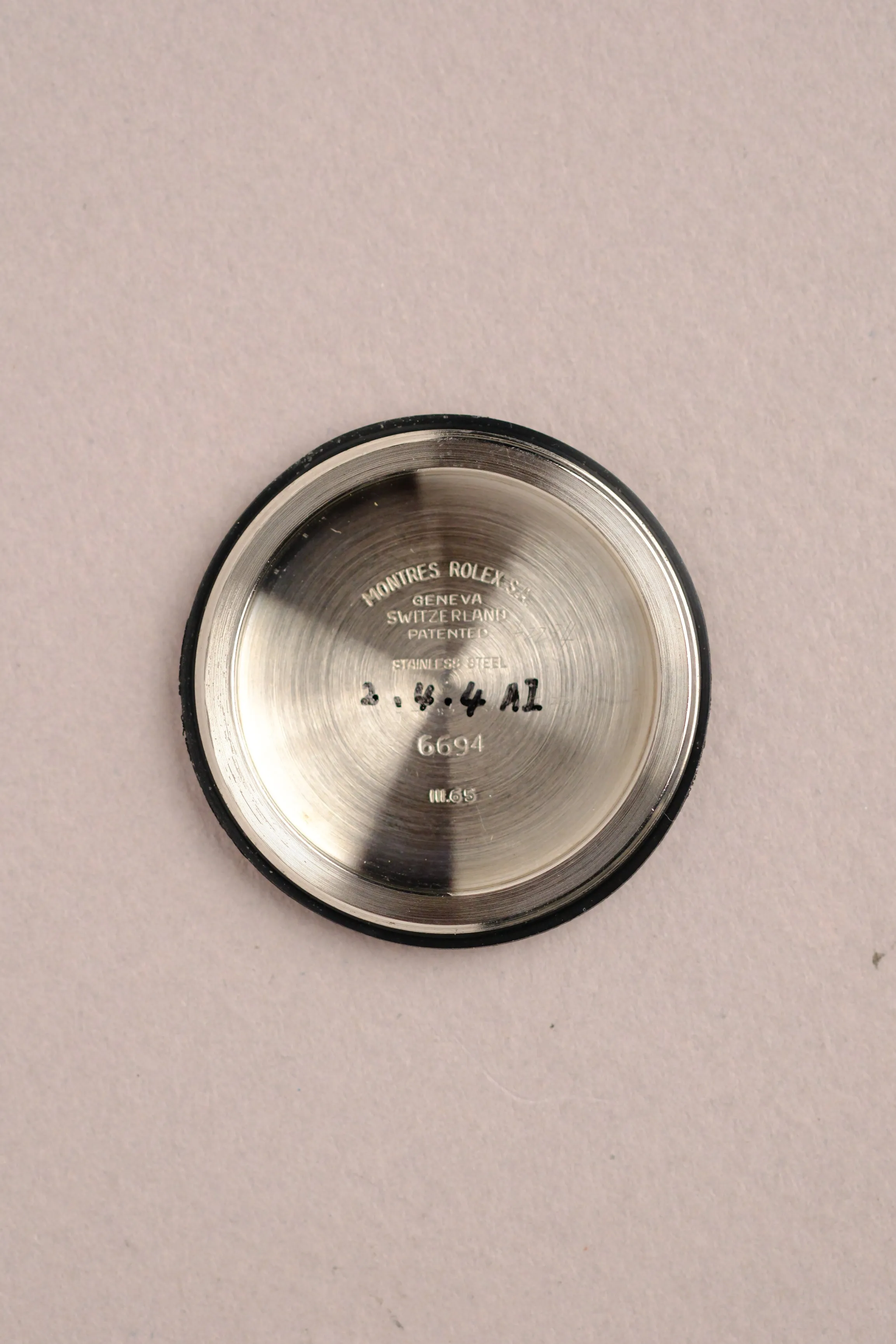 Rolex Oysterdate Precision 6694 Silver Tritium Dial - 1966