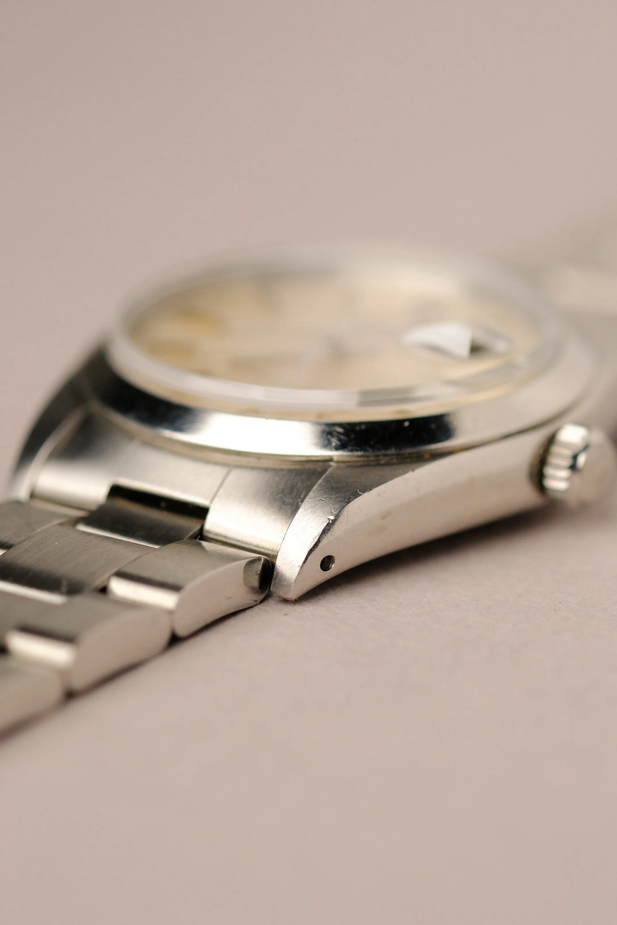 Rolex Oysterdate Precision 6694 Silver Tritium Dial - 1966