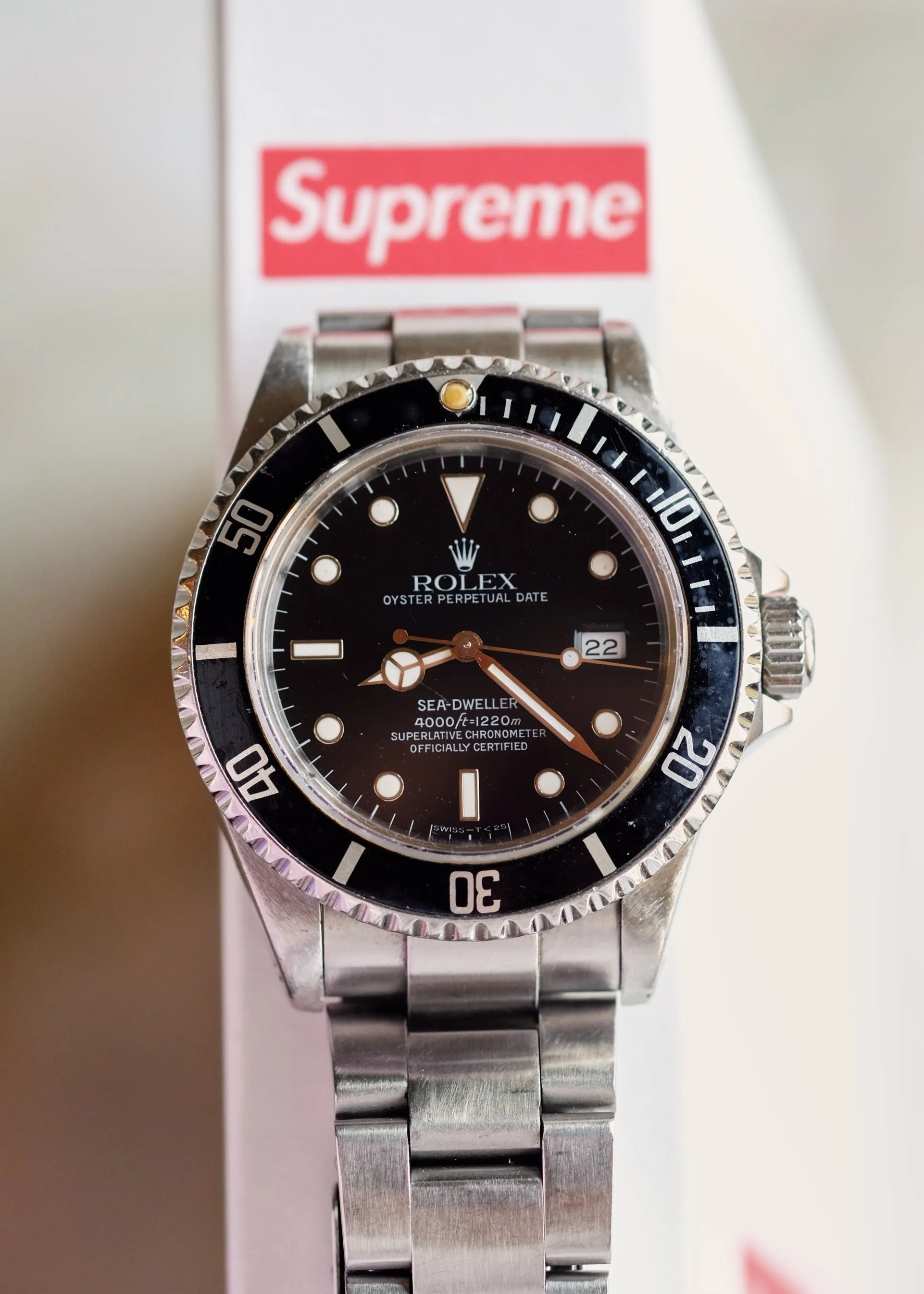 Rolex Sea Dweller 16600 Egg Shell Patina - 1990