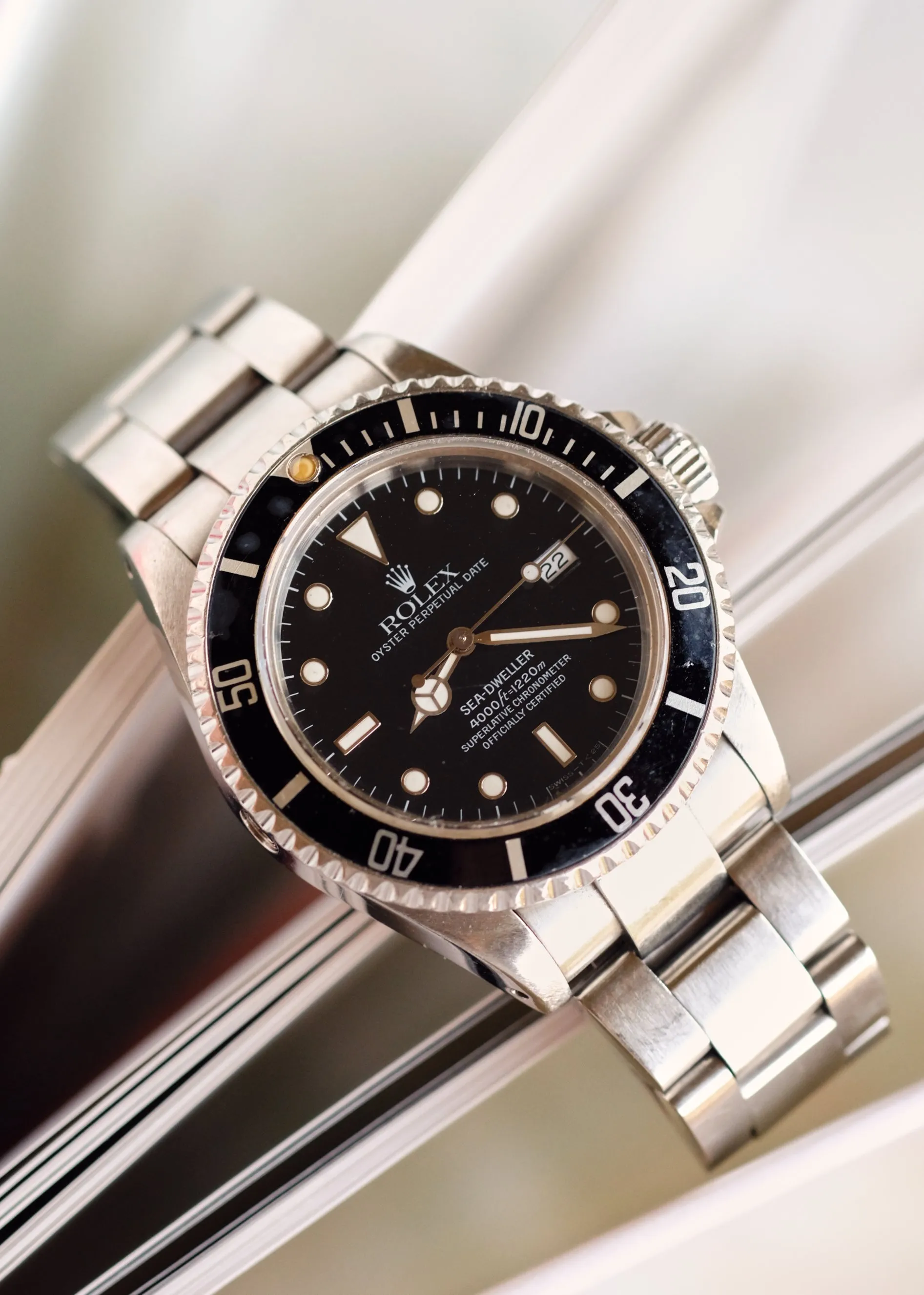 Rolex Sea Dweller 16600 Egg Shell Patina - 1990
