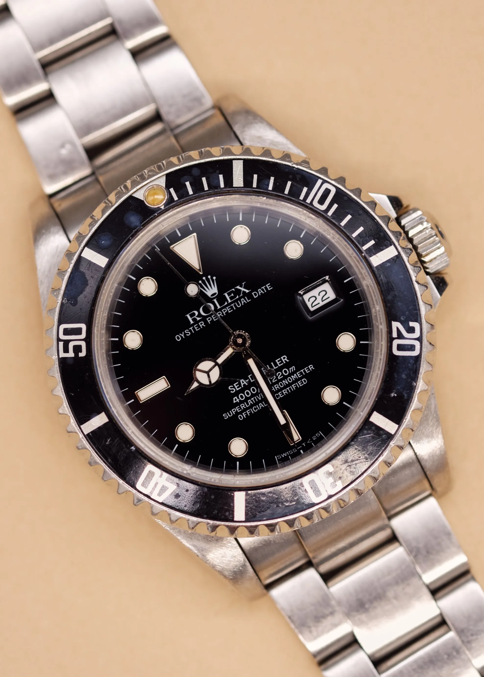 Rolex Sea Dweller 16600 Egg Shell Patina - 1990