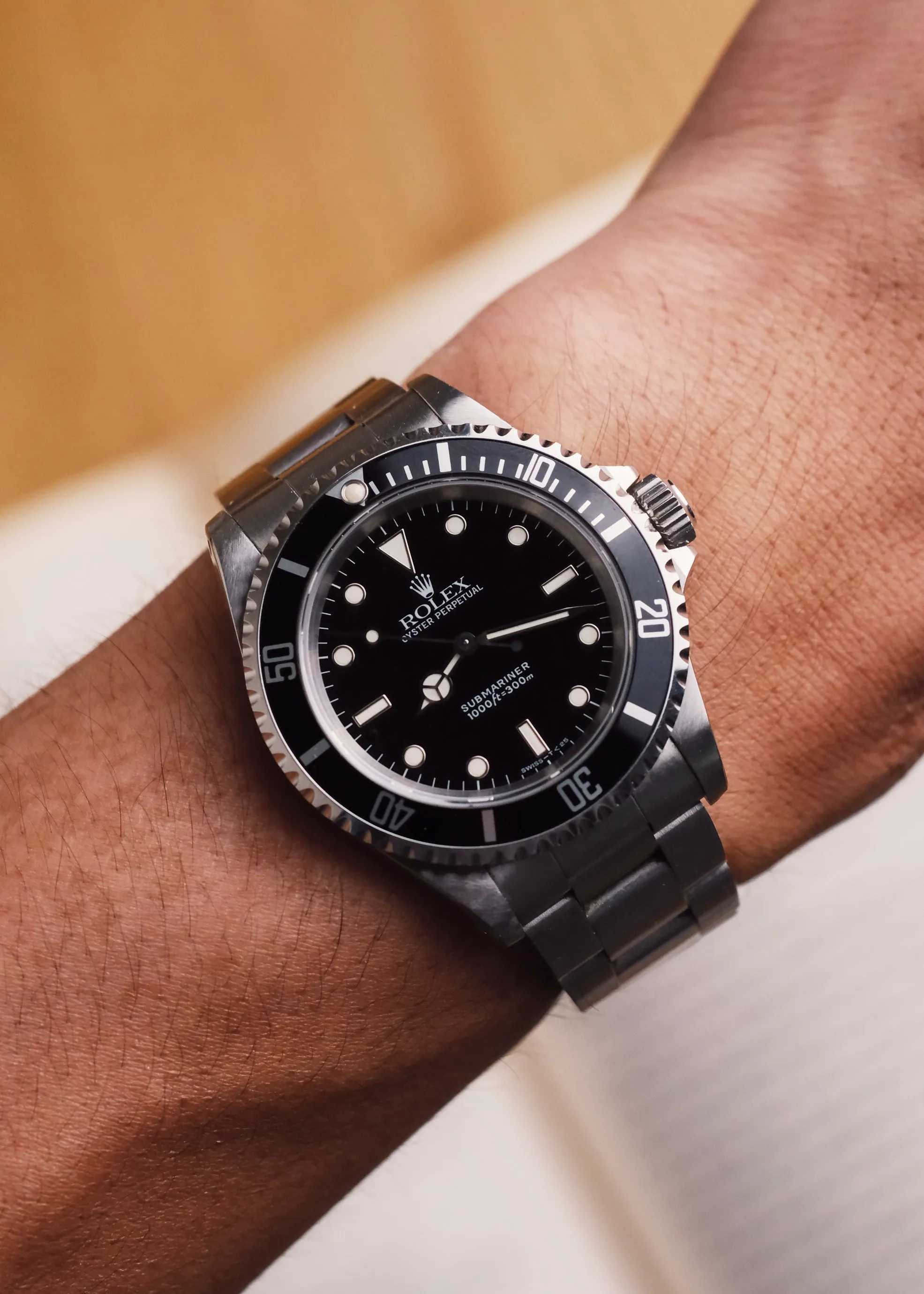 Rolex Submariner 14060 Tan Patina - 1991