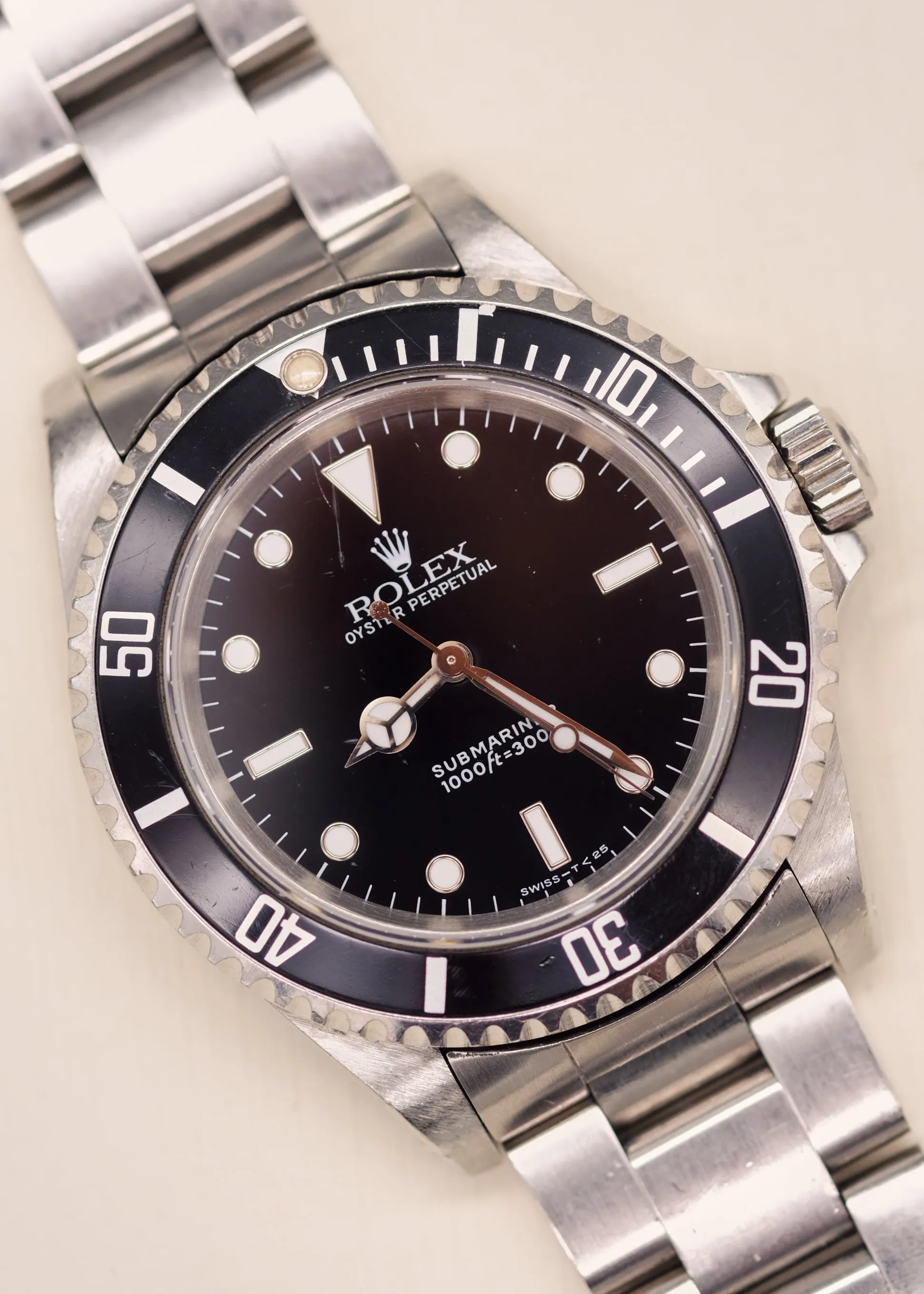 Rolex Submariner 14060 Unpolished Tritium Dial - 1991
