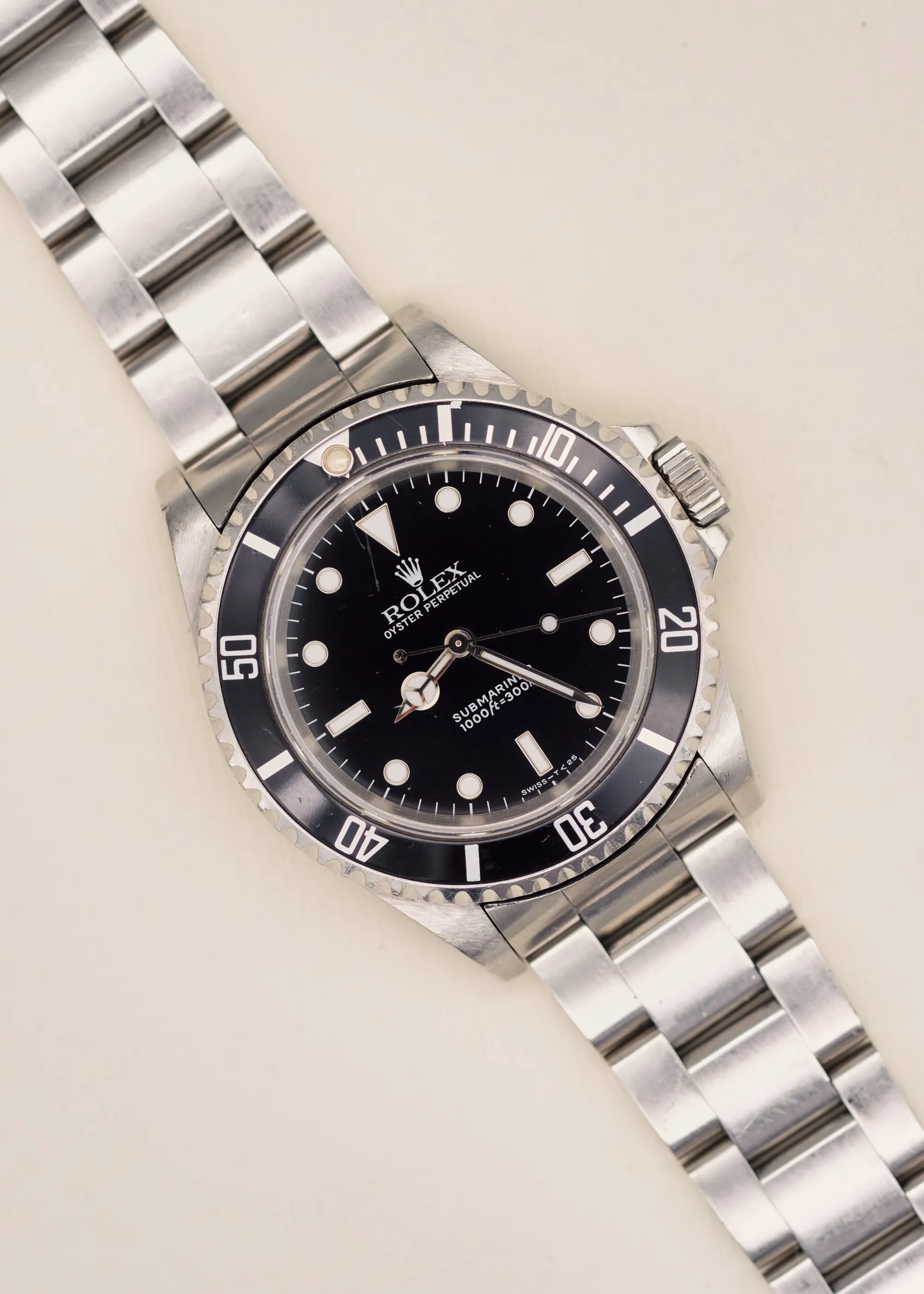 Rolex Submariner 14060 Unpolished Tritium Dial - 1991