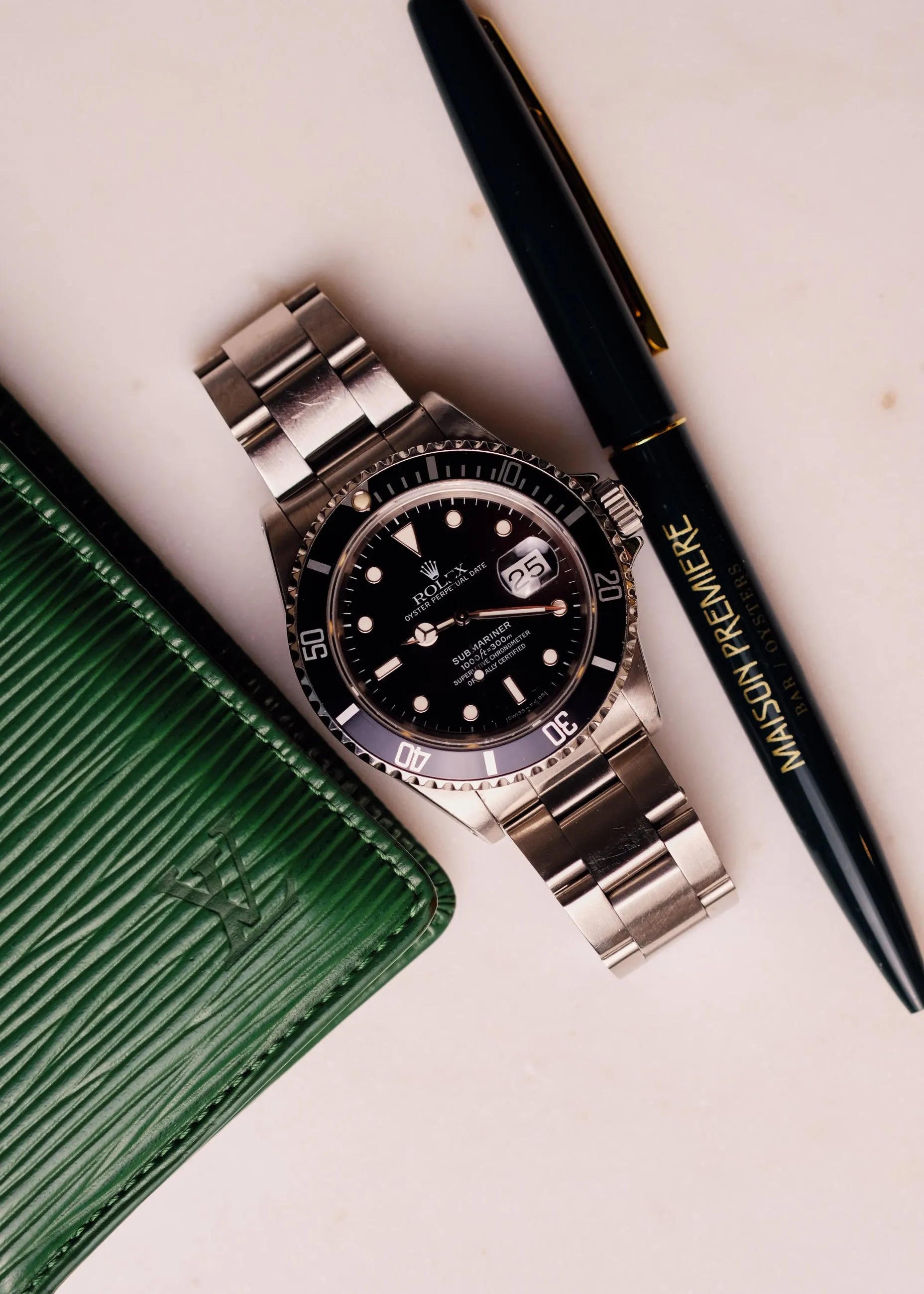 Rolex Submariner 16610 Cream Patina - 1991