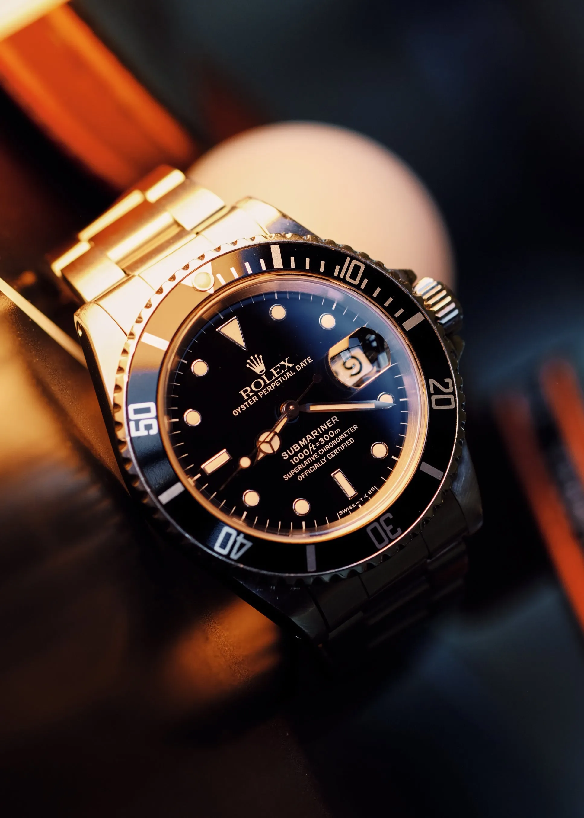 Rolex Submariner 16610 Light Cream Patina - 1989