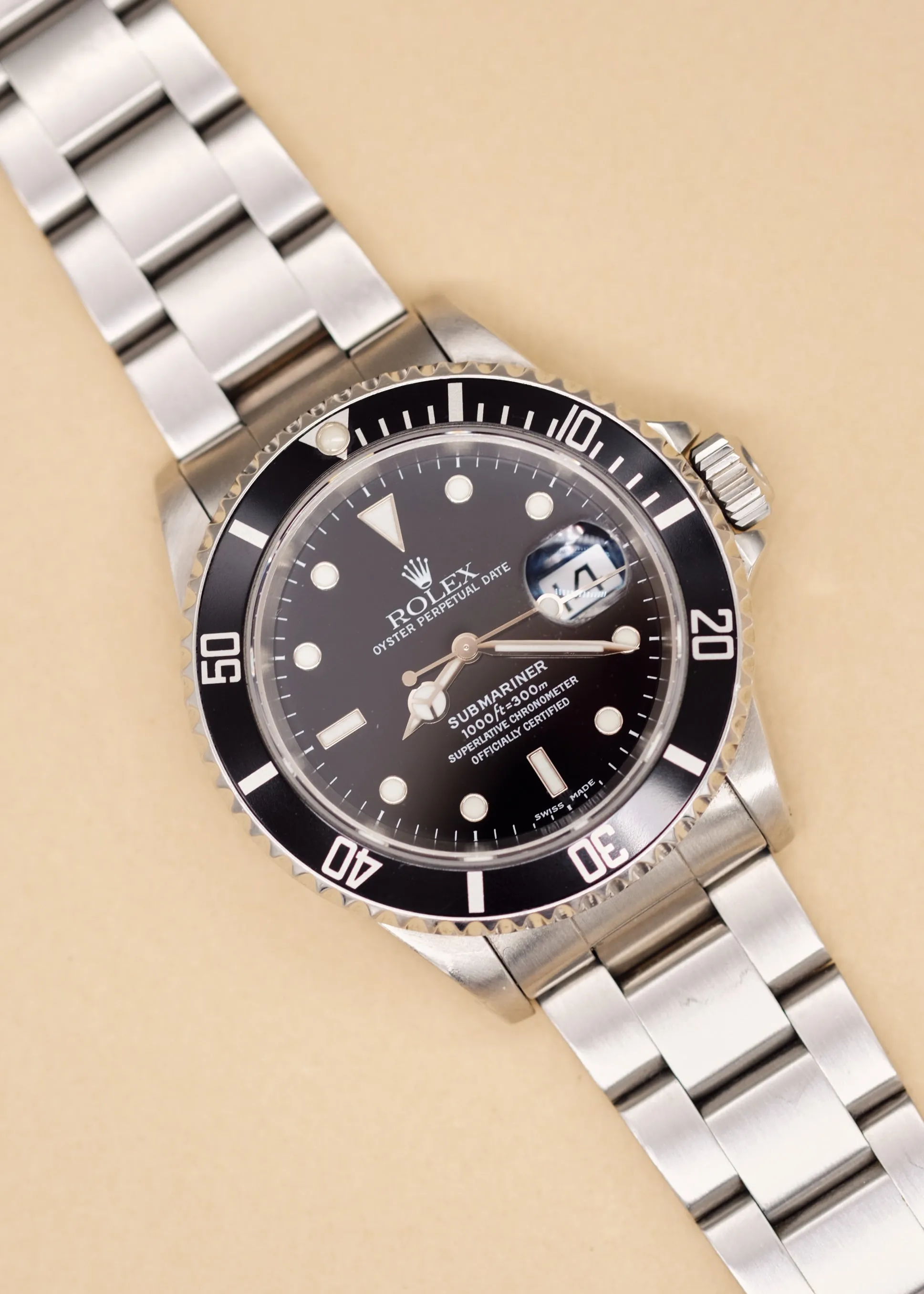 Rolex Submariner 16610 Luminova - 1999