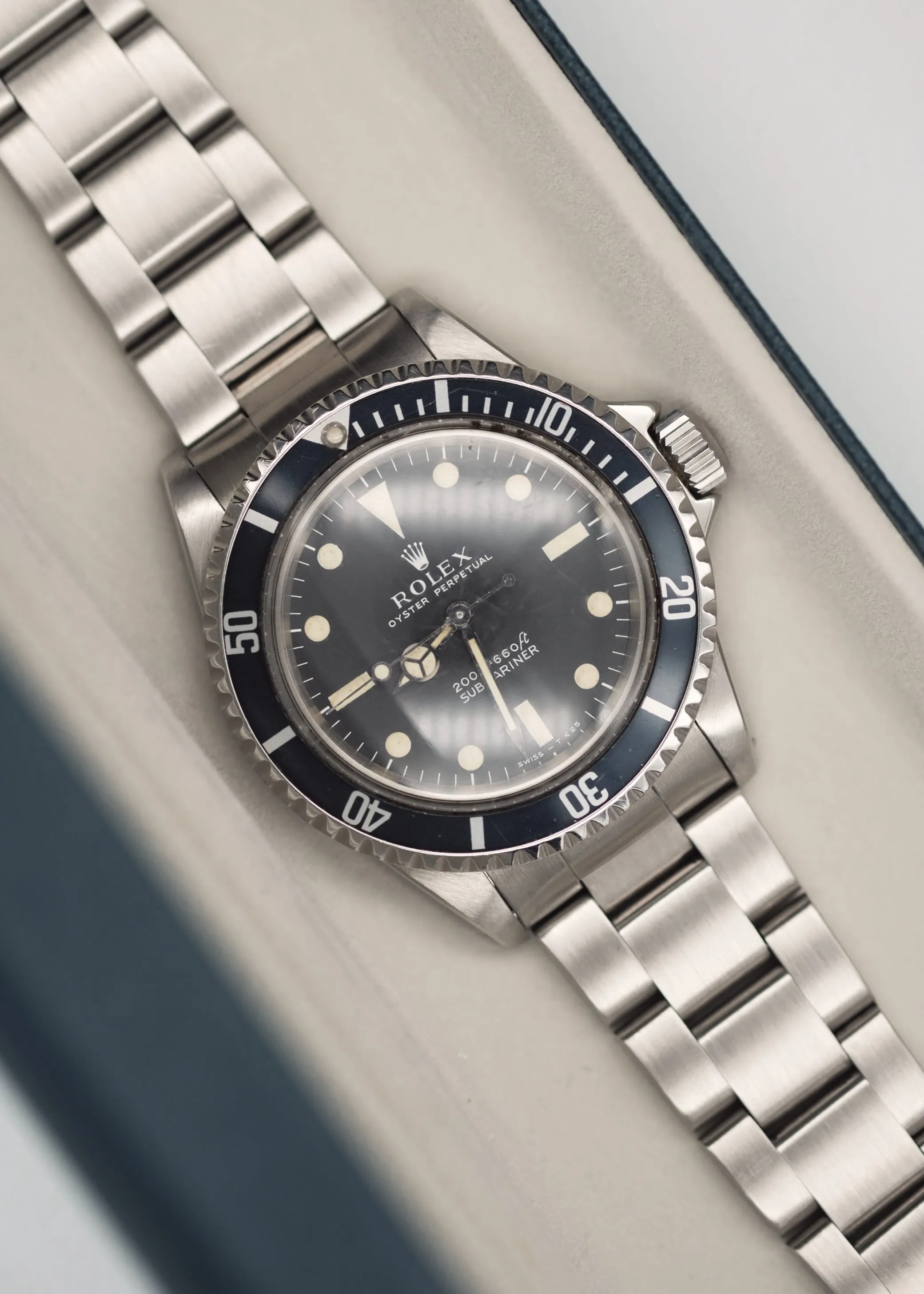 Rolex Submariner 5513 Matte Dial Tritium Zinc Sulfide 'Day-Glow' - 1967