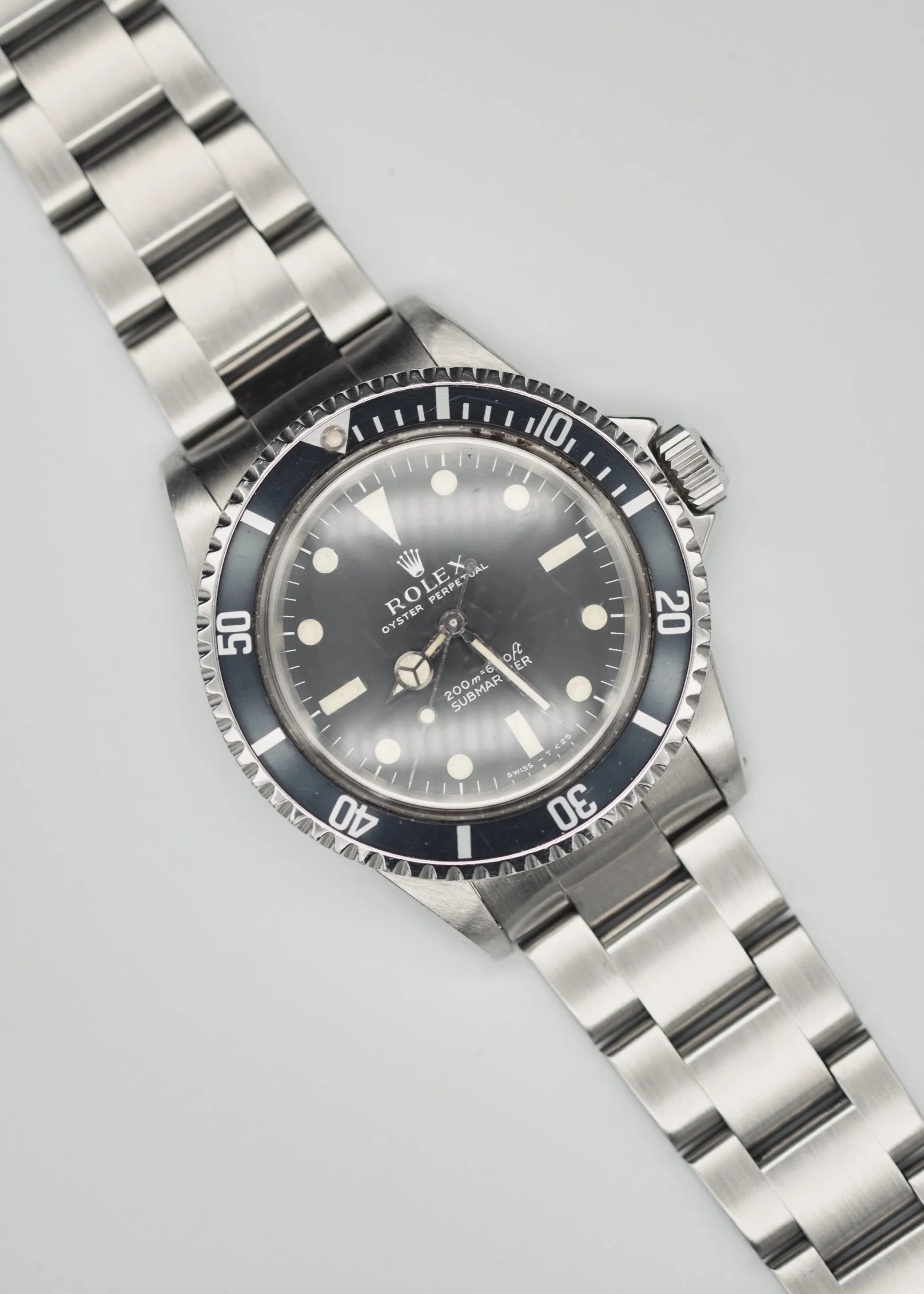 Rolex Submariner 5513 Matte Dial Tritium Zinc Sulfide 'Day-Glow' - 1967