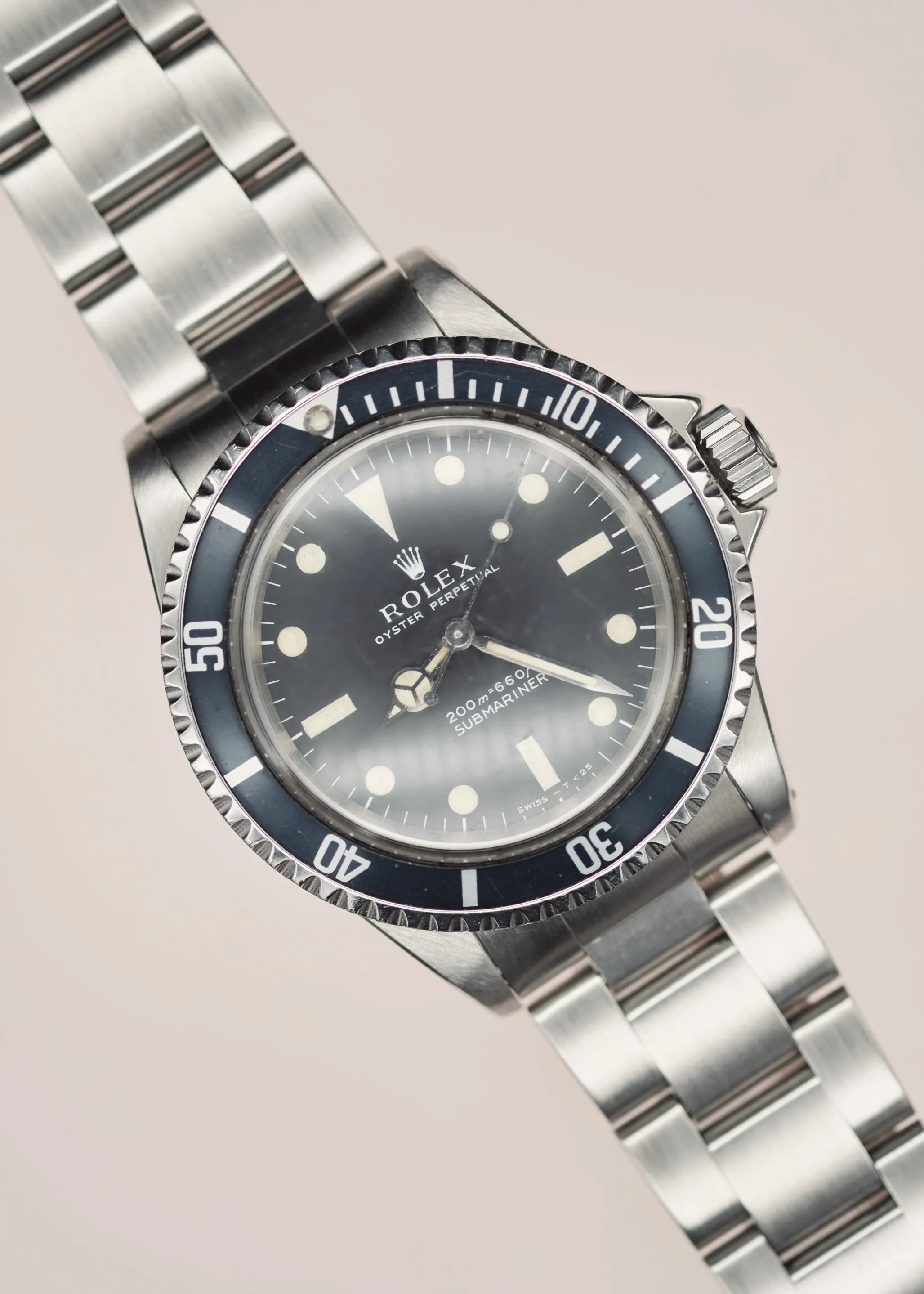 Rolex Submariner 5513 Matte Dial Tritium Zinc Sulfide 'Day-Glow' - 1967