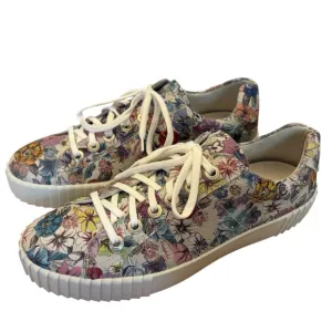 Romika suede floral sneakers boho rubber low platform NEW by Josef Seibel comfy
