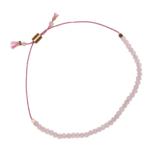 Rose Quartz Bracelet by Cast of Stones