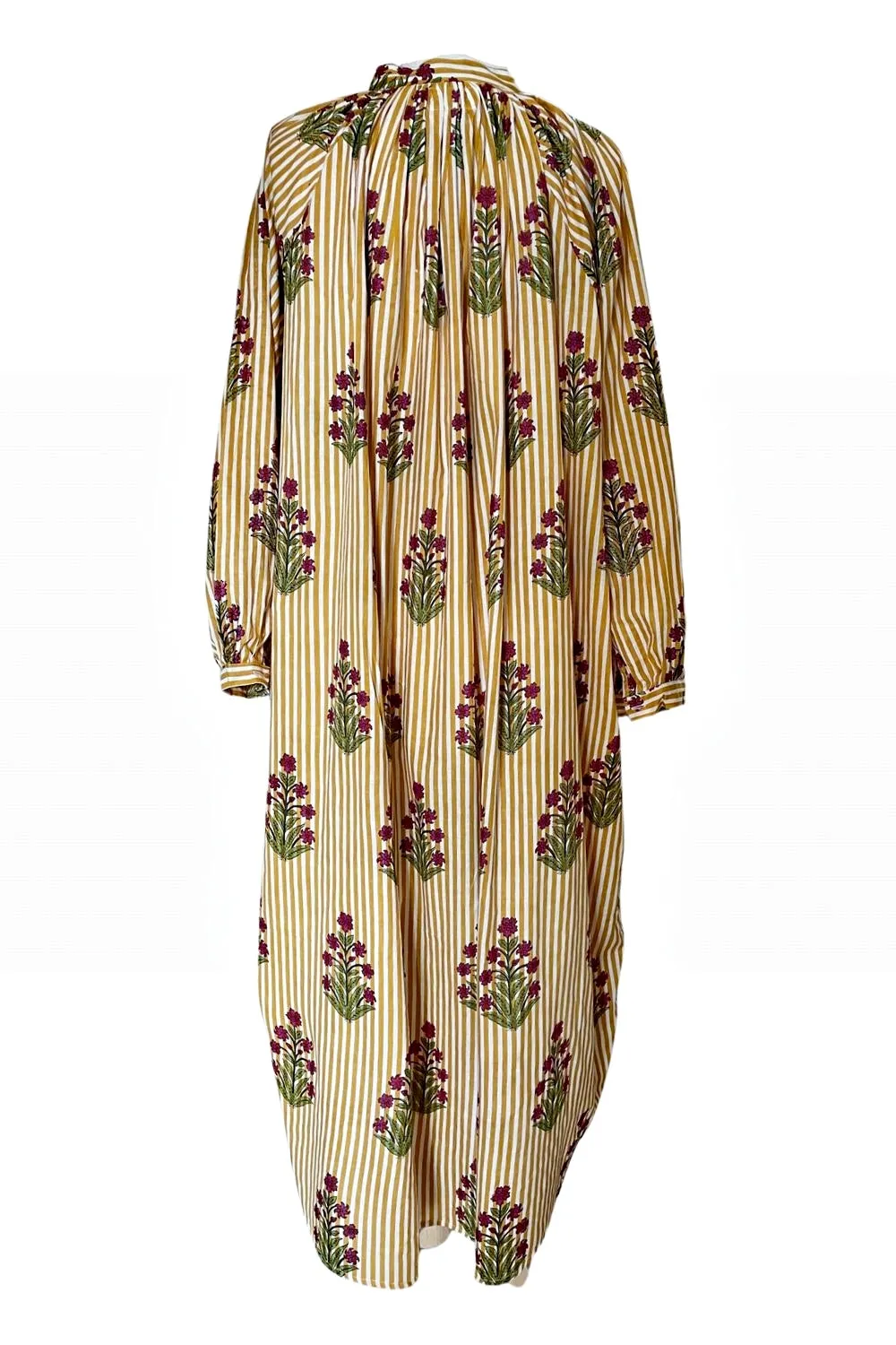 ROSELLE PHOENIX DUSTER DRESS MARIGOLD STRIPE