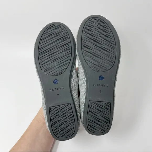 Rothy’s Kids Shiny Sparkly Loafer Iridescent Limited Edition Girls Flats