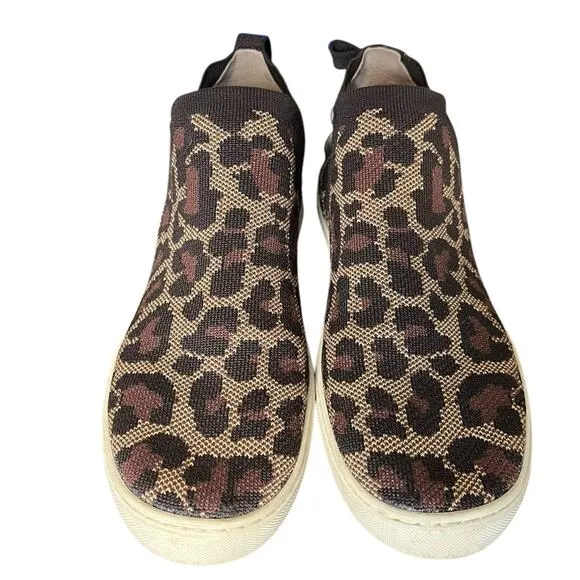ROTHY’S The Chelsea Wildcat Textile Pull On Ankle Boots Women’s Size 9.5