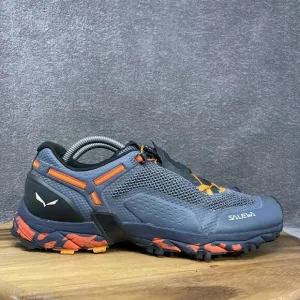 Salewa Ultra Train 2 Men's 10 Hiking Trail Running Gray Drawstring Breathable