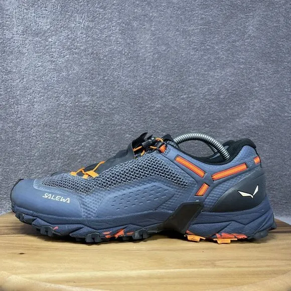 Salewa Ultra Train 2 Men's 10 Hiking Trail Running Gray Drawstring Breathable