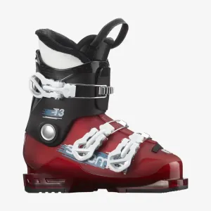 Salomon T3 RT Ski Boot Black / Red / White 2023