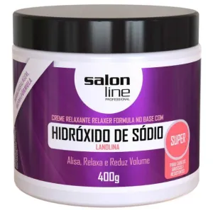 Salon Line Lanolin Sodium Hydroxide Super Straightening Relaxing Cream 400g
