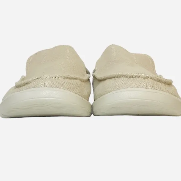 Sanuk Hi Bro Lite Hemp Sidewalk Surfer Canvas Shoes Natural Beige Mens Size 8