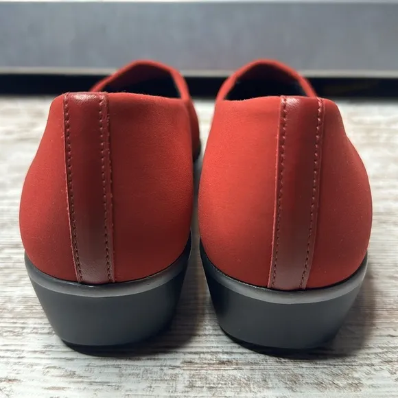 SAS Bliss Slip-On Loafer Wedge Stretch Fabric Tripad Comfort USA 2750