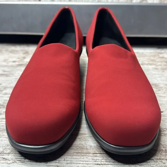 SAS Bliss Slip-On Loafer Wedge Stretch Fabric Tripad Comfort USA 2750