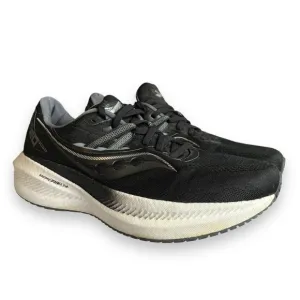 Saucony Men’s Triumph 20 Black &amp; White Athletic Running Sneaker Shoe 10.5