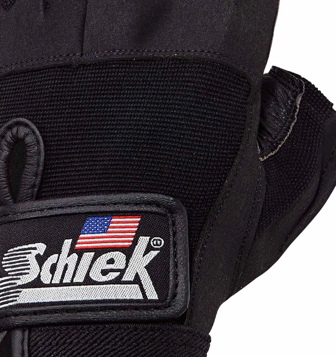 Schiek Premium Series "Gel" Weight Lifting Gloves - Black