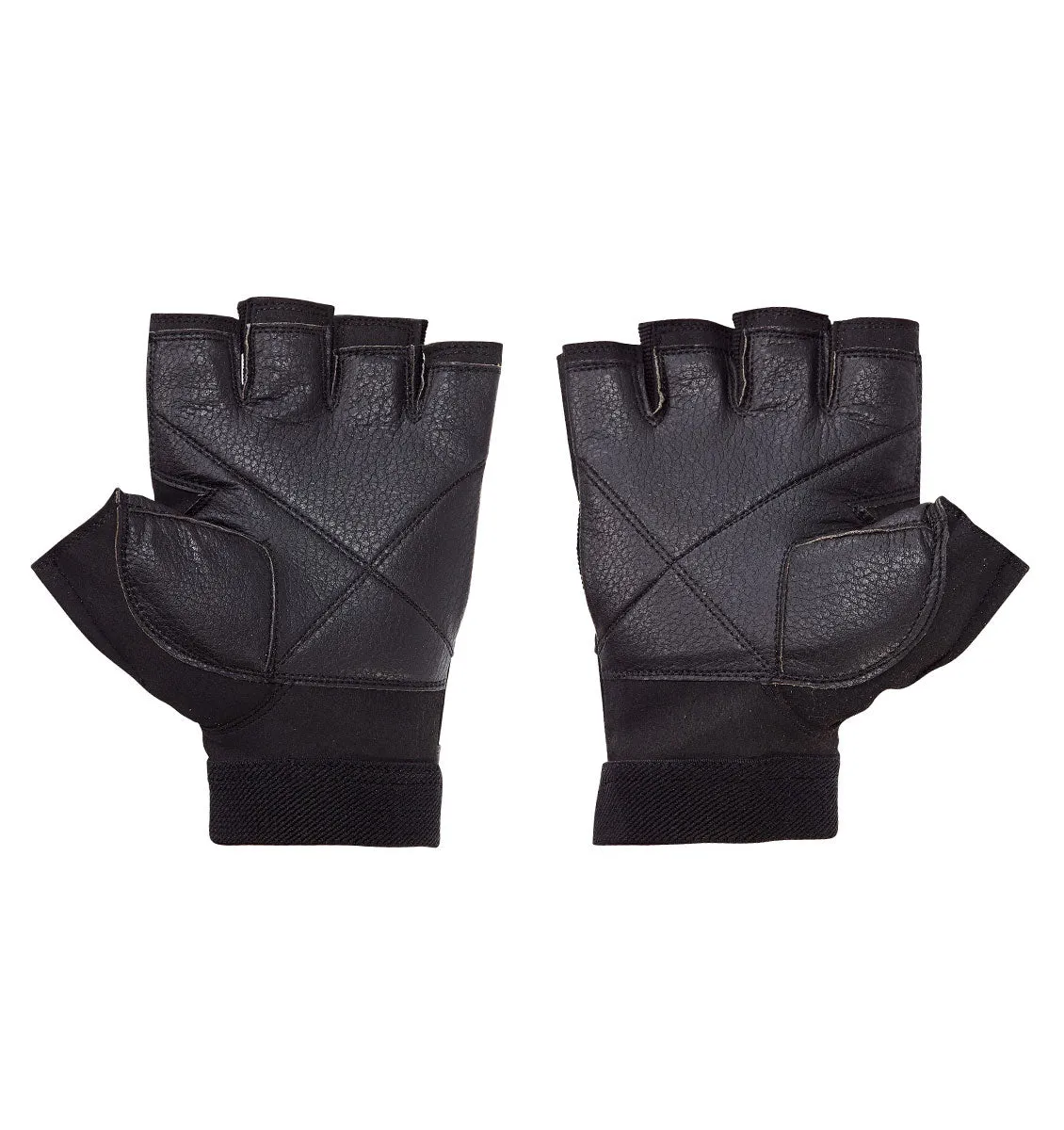 Schiek Premium Series "Gel" Weight Lifting Gloves - Black