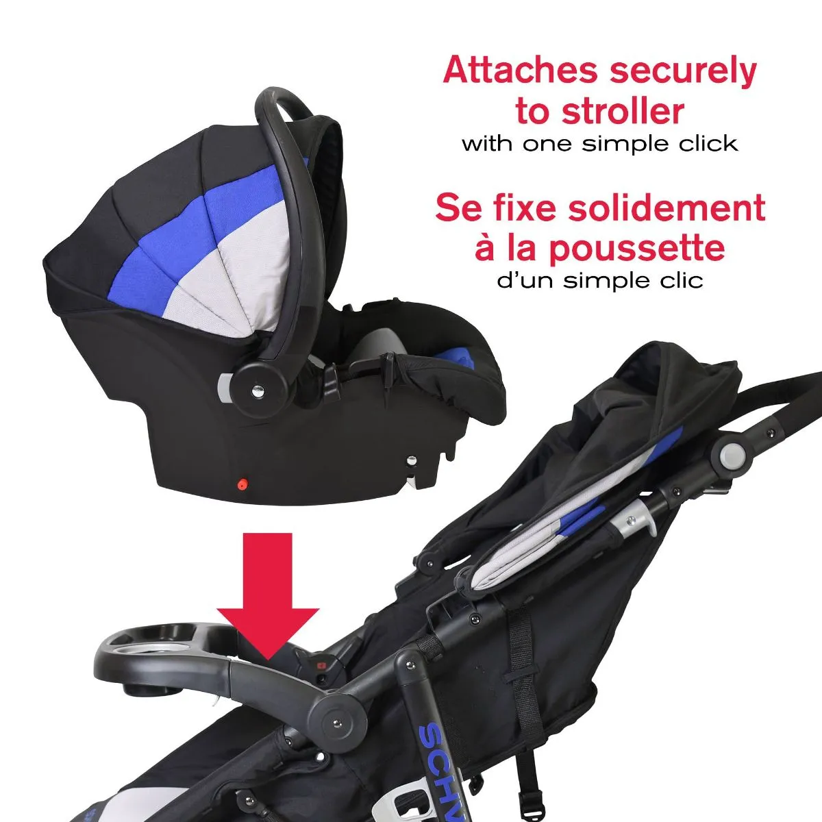Schwinn Interval Jogging Travel System- Royal Night