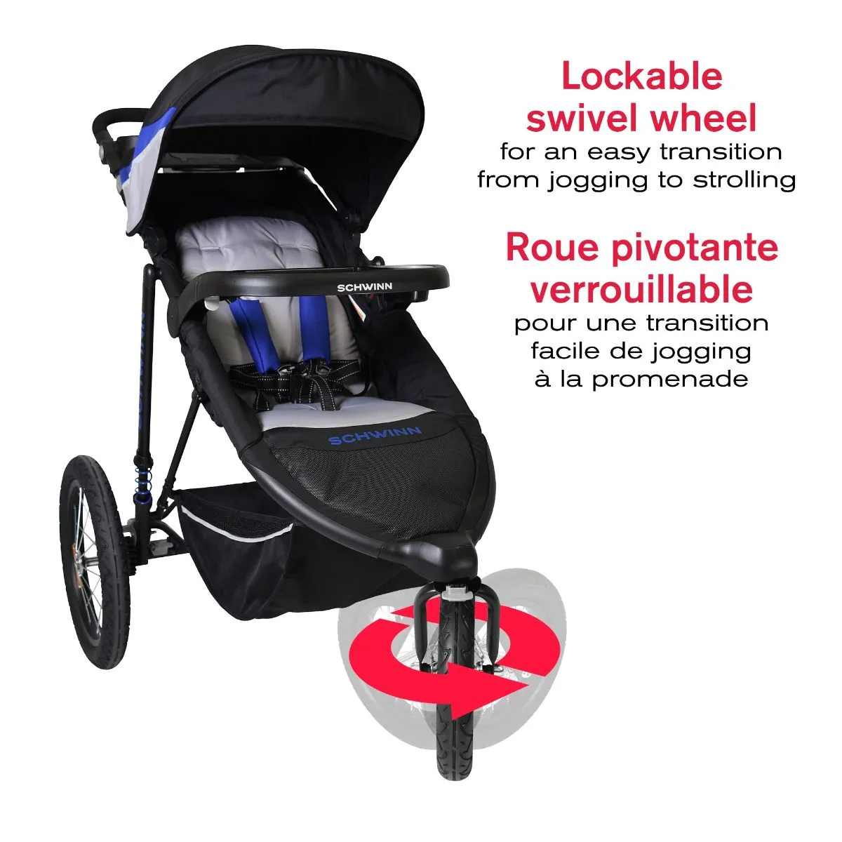 Schwinn Interval Jogging Travel System- Royal Night