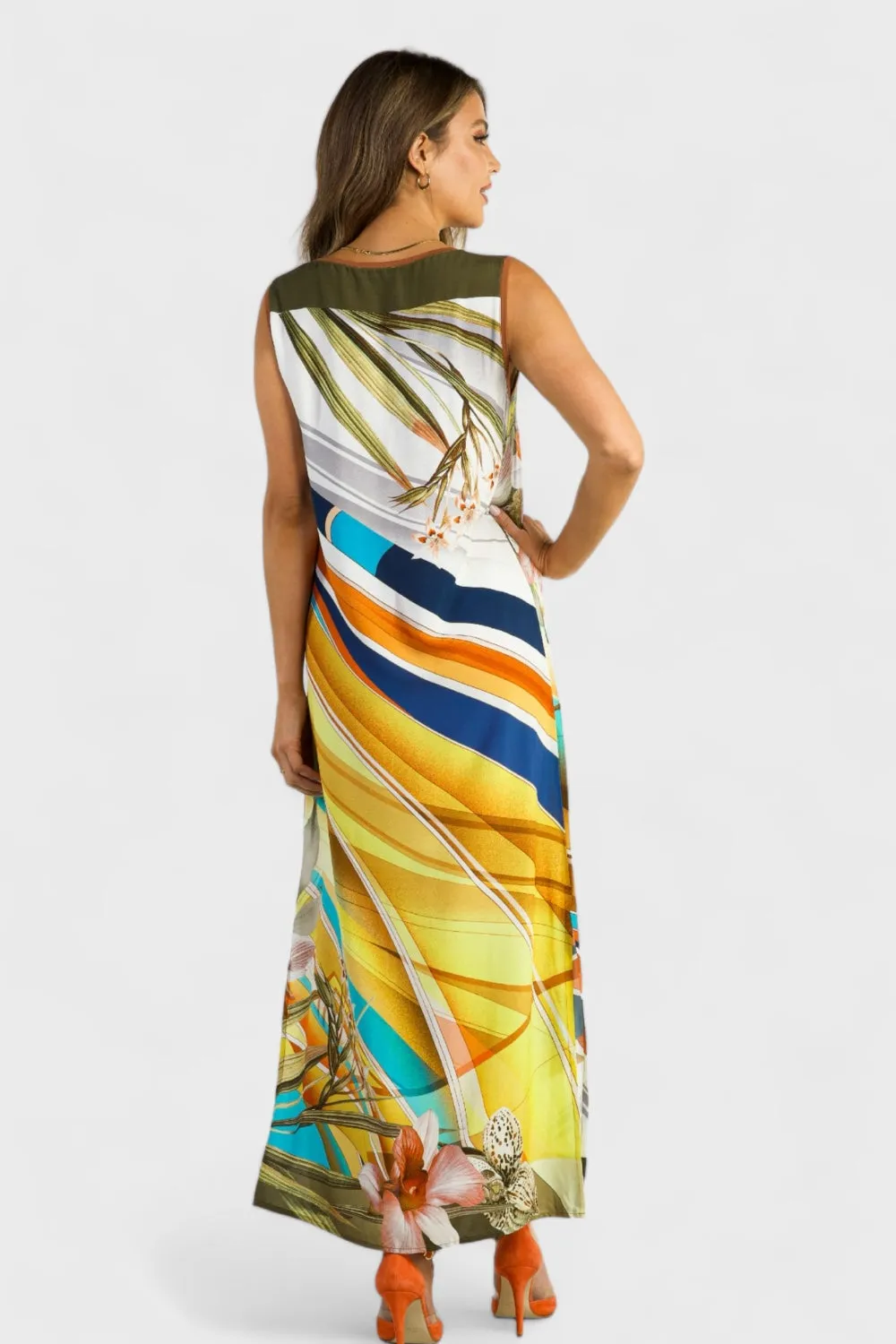 Scilla Tropical Maxi Dress