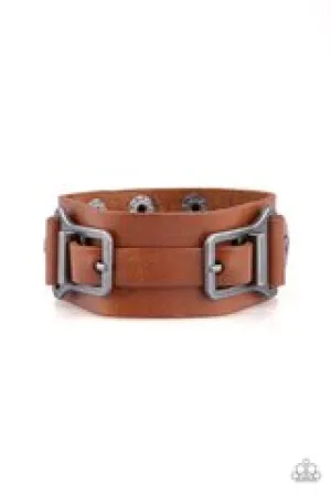 Scout It Out Brown Men's Bracelet