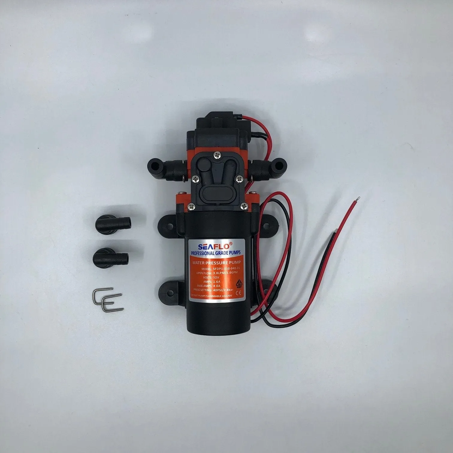 Seaflo Water Pressure Pump 3.8lpm Open Flow Caravan Motor Home Bus