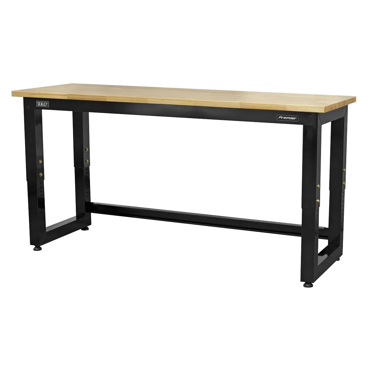 Sealey Premier Steel Adjustable Workbench with Wooden Worktop 1830mm - Heavy-Duty