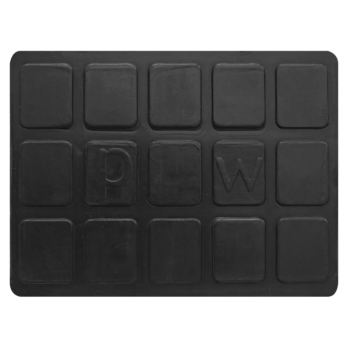 Sealey Rubber Support Block for Viking Jacking Beams 60mm