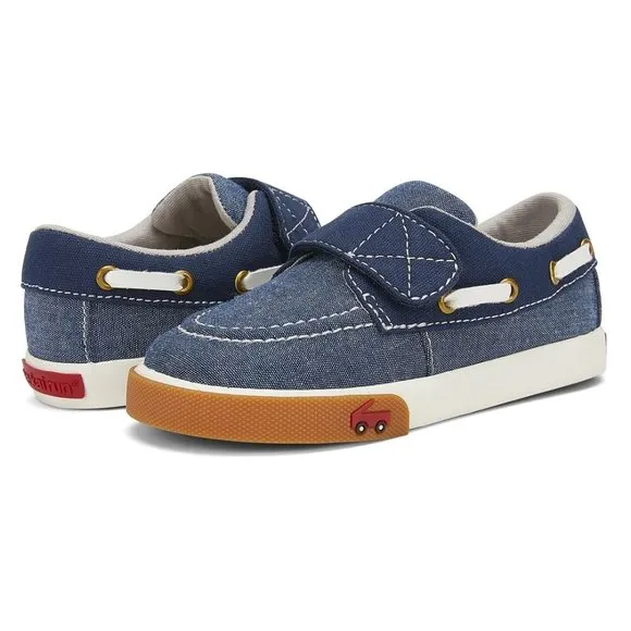 See Kai Run Elias Navy Canvas