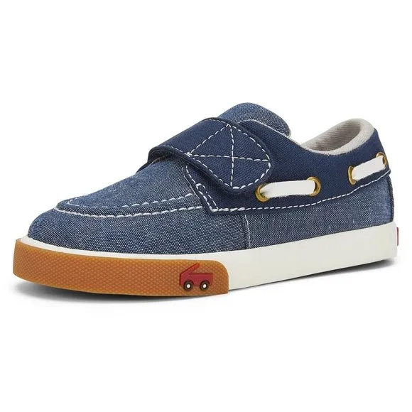 See Kai Run Elias Navy Canvas