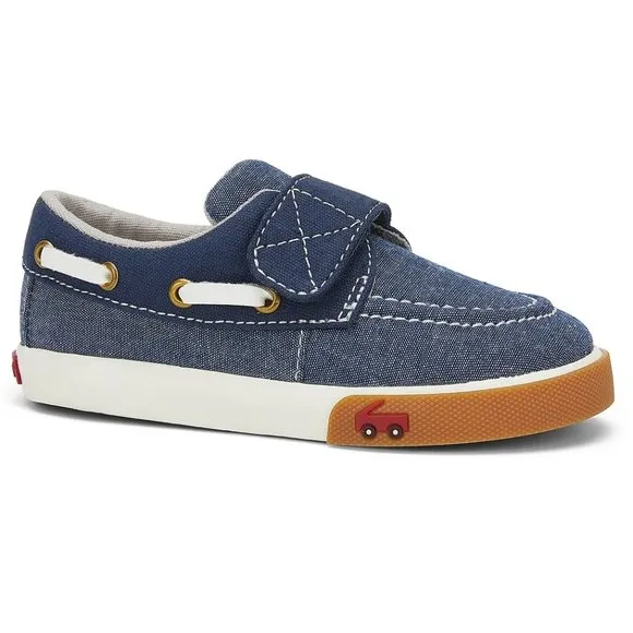 See Kai Run Elias Navy Canvas