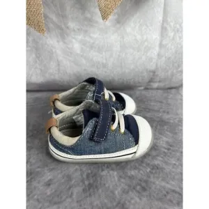 See Kai Run Stevie II INF Blue Denim early walking shoes, infant 3