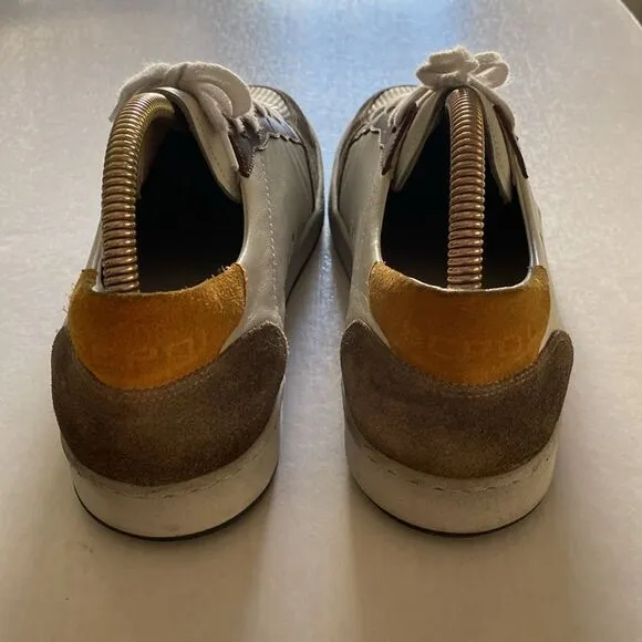 SEPOL Men’s Constantinople Distressed Style Leather Sneakers Size 43