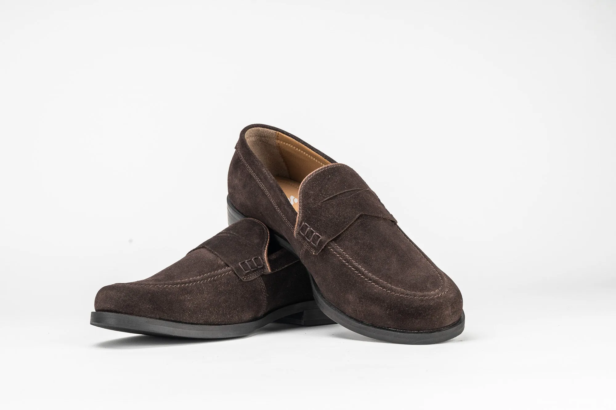 Seve Suede Loafers in Brown