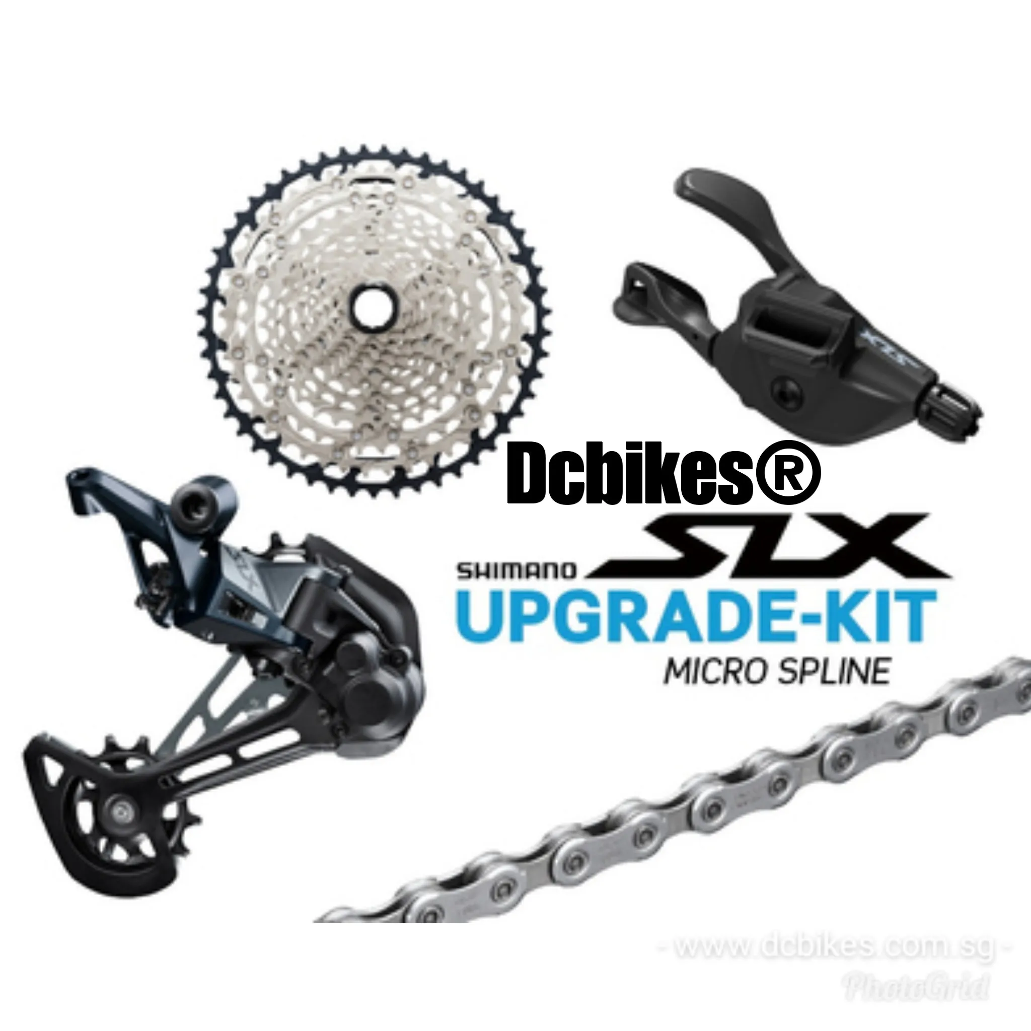 Shimano 12 Speed SLX CS-M7100 Derailleur   Shifter   12s Chain   51T Micro Spline Cassette Groupset