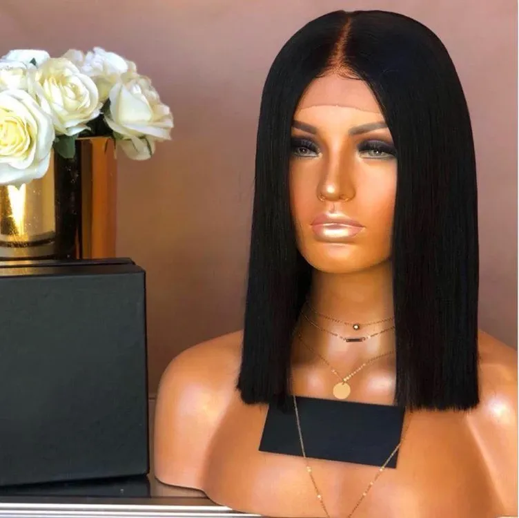 Short black wig