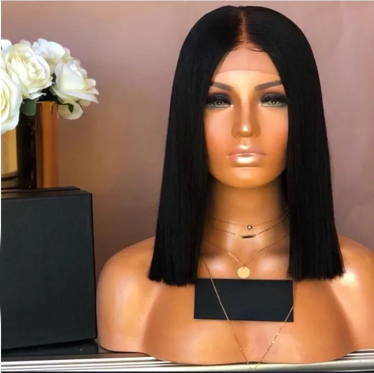 Short black wig
