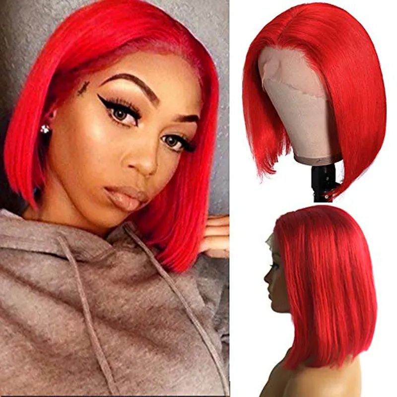 Short Bob Silky Straight Human Hair Wig